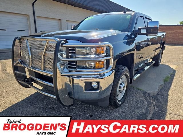 2018 Chevrolet Silverado 2500 HD LT in Graphite Metallic — front three-quarter view