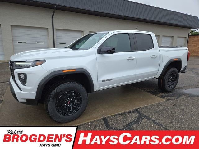 2026 GMC Canyon Elevation in Summit White — front three-quarter view