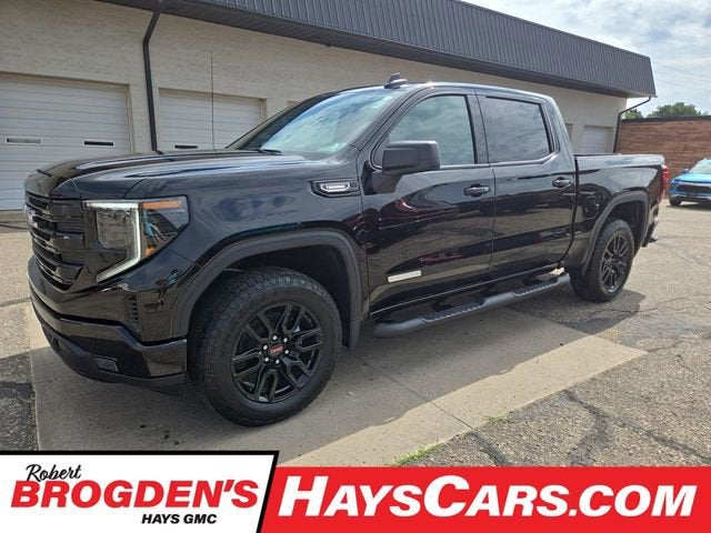 2026 GMC Sierra 1500 Elevation in Onyx Black — front three-quarter view