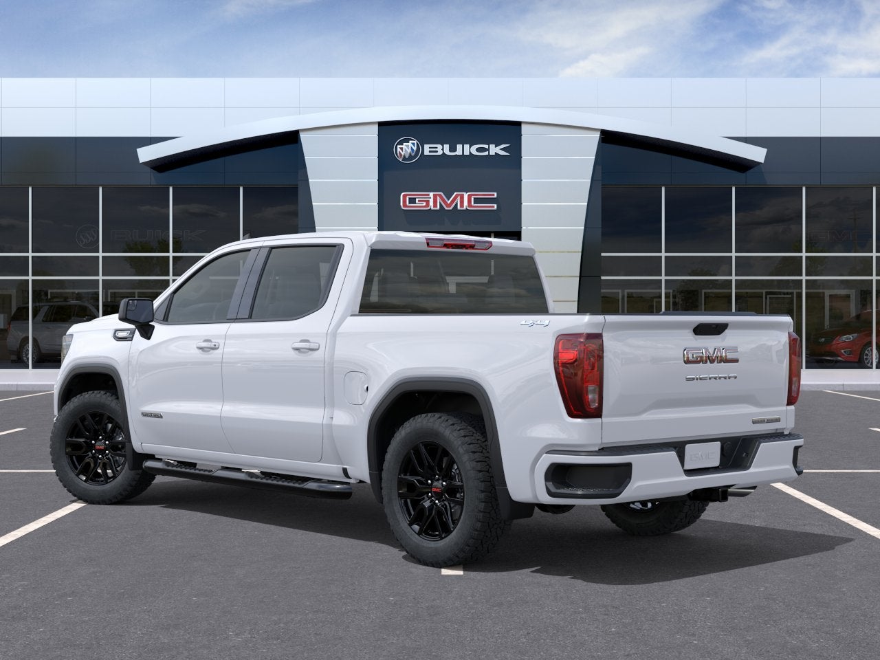 2026 GMC Sierra 1500 — rear three-quarter view