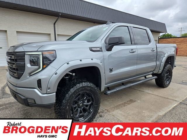 2026 GMC Sierra 1500 Elevation in Sterling Metallic — front three-quarter view