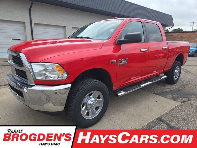 2017 RAM 2500 SLT in Flame Red Clearco — front three-quarter view