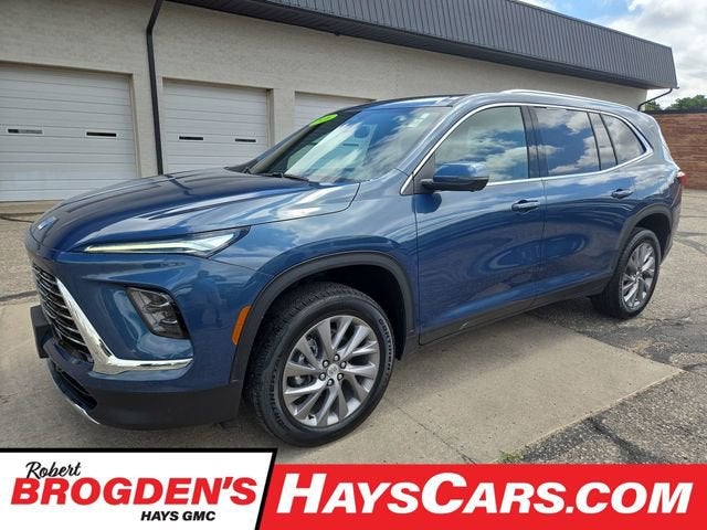 2026 Buick Enclave Preferred in Ocean Blue Metallic — front three-quarter view
